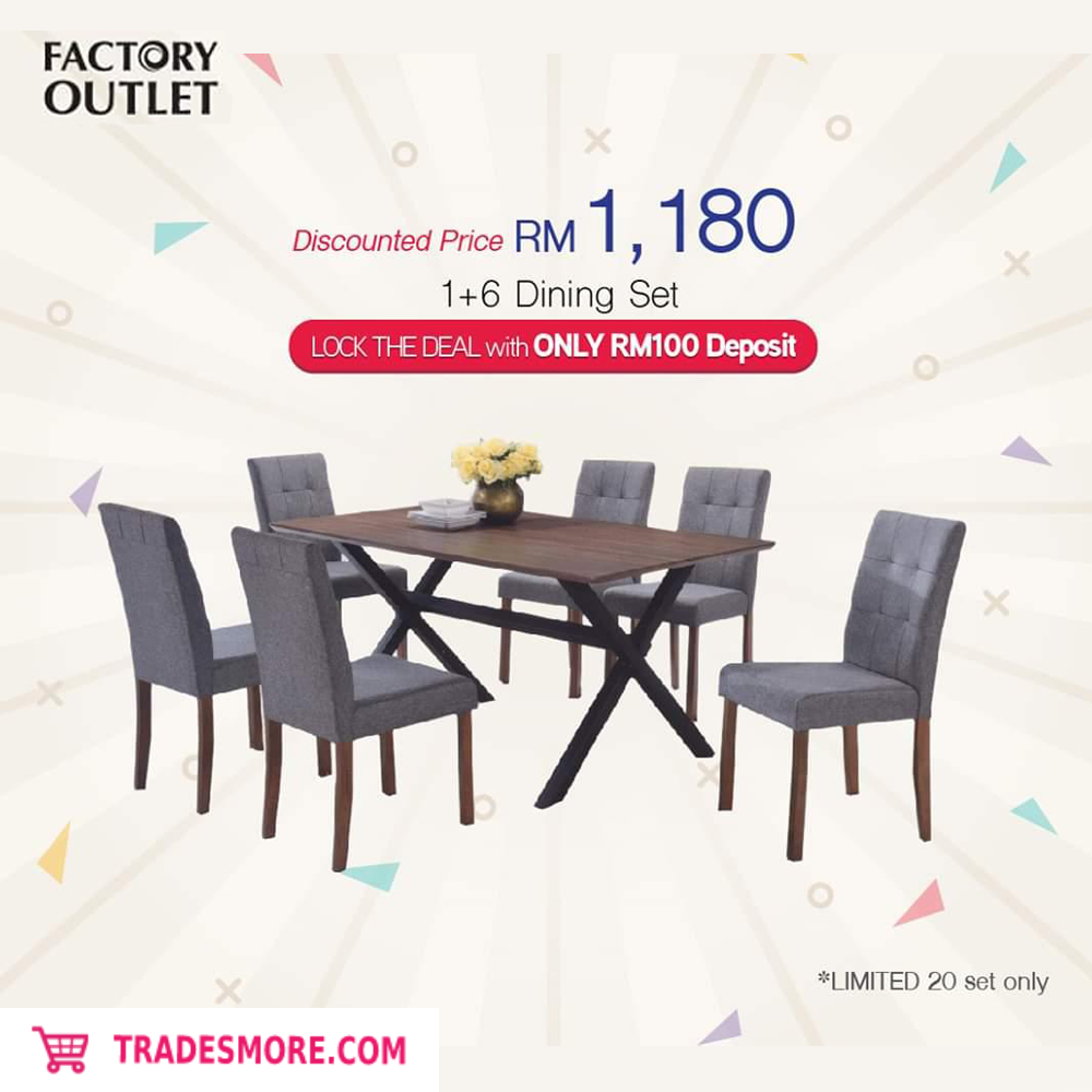 Tradesmore 1+6 Dinner Table Set