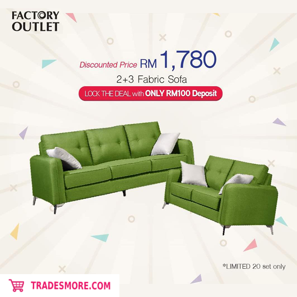 Tradesmore 2 & 3 Seaters Fabric Sofa